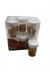 Altın Sarı Toz Sim 8 Gr 12 Adet 1 Paket - 1