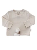 Naturaborn GOTS Organik Sertifikalı Uzun Kollu Bebek T-Shirt - 10
