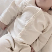Naturaborn GOTS Organik Sertifikalı Patikli Kroşetalı Bebek Uyku Tulumu thumbnail 10