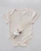 Naturaborn GOTS Organik Sertifikalı Kısa Kollu Bebek Body - 9