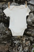 Naturaborn GOTS Organik Sertifikalı Kısa Kollu Bebek Body - 1