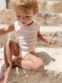 Naturaborn GOTS Organik Sertifikalı Bebek Kolsuz Body thumbnail 7