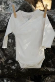 Naturaborn GOTS Organik Sertifikalı Bebek Kimono Yaka Body - 1
