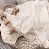 Naturaborn GOTS Organik Sertifikalı Bebek Kimono Yaka Body thumbnail 6