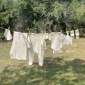 Naturaborn GOTS Organik Sertifikalı Yenidoğan Kız Bebek Hastane Çıkışı Set - 9