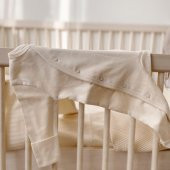 Naturaborn GOTS Organik Sertifikalı Yenidoğan Çıtçıtlı Bebek Tulumu - 5