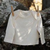 Naturaborn GOTS Organik Sertifikalı Yenidoğan Zarf Yakalı Uzun Kollu T-Shirt - 8