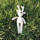 Naturaborn Natural amigurumi el örgüsü oyuncak geyik - 1