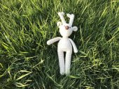 Naturaborn Natural amigurumi el örgüsü oyuncak geyik - 2