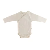 Naturaborn GOTS Organik Sertifikalı Bebek Kimono Yaka Body - 4