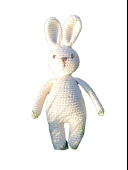 Naturaborn Natural amigurumi el örgüsü oyuncak tavşan - 3