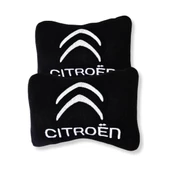 Citroen Nakış İşlemeli 5 Parça Oto Halı Paspas Citroen Seyahat Oto Boyun Yastığı & Oto Aksesuar - 2