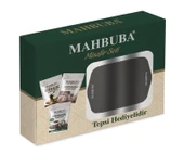 Mahbuba Kahve Misafir Seti Kahve Tepsi Hediyeli (Dibek, Menengiç ve Osmanlı Kahvesi - 3x150 Gr) - 1