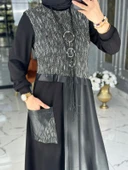 Adalina Elbise Siyah - 3