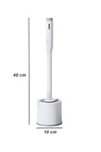 Sensörlü Otomatik Slim Çöp Kovası 9 Lt+ Deterjan Hazneli Silikon Klozet Fırçası - 8