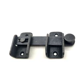 Antika Tarz Dekoratif Pirinç Kapı Mandalı - 57x115 mm, Oksit - 1