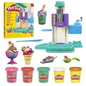 G0028 Play-doh Gökkuşağı Dondurma Makinesi Oyun Seti+3 Yaş - 1