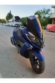 MOTOCAM Kymco Downtown 250i Siperlik Ön Cam 2016 2025 Model 61cm siyah Renkli 4mm - 2