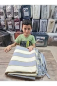 SHY TEKSTİL Halkalı Balkon Perdesi Branda Gri Krem Lüks 1.sınıf Özel Tasarım Her Ölçü Mevcut - 3