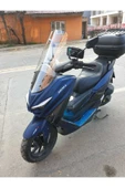 MOTOCAM Arora Max T 150 Siperlik Ön Cam 2022-2025 Model 55cm Şeffaf Renkli 4mm KISA SPOR CAM - 3