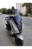 MOTOCAM Peugeot Citystar 200 Siperlik Ön Cam 2017 2018 Model 56cm Füme Renkli 4mm UZUN CAM - 3