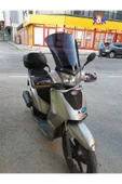 MOTOCAM Kymco People S 200 Siperlik Ön Cam 2011 Model 48cm Siyah Renkli 4mm UZUN CAM - 3