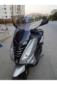 MOTOCAM Peugeot Citystar 200 Siperlik Ön Cam 2017 2018 Model 56cm Füme Renkli 4mm UZUN CAM - 2