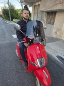 MOTOCAM Küba Grace 50 125 Ön Cam 2023-2025 Model 42cm Siyah Renkli Elcikli APARATSIZDIR - 2
