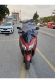 MOTOCAM Honda Forza 300 Siperlik Ön Cam 2014-2017 Elcikli 78cm Füme Renkli 4mm UZUN CAM - 1