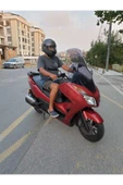 MOTOCAM Honda Forza 300 Siperlik Ön Cam 2014-2017 Elcikli 78cm Füme Renkli 4mm UZUN CAM - 2