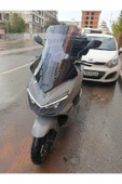 MOTOCAM Mondial Strada 125 Siperlik Ön Cam 2023-2025 Model 75cm Füme Renkli 4mm UZUN CAM - 3