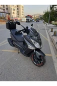 MOTOCAM SYM Joymax 250 İ Siperlik Ön Cam 2013 2016 Model 54cm Şeffaf Renkli 4mm KISA SPOR CAM - 3