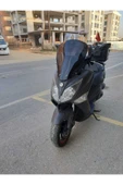 MOTOCAM SYM Joymax 250 İ Siperlik Ön Cam 2013 2016 Model 54cm siyah Renkli 4mm KISA SPOR CAM - 2