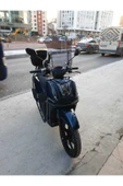 MOTOCAM Yuki Gentle 50 110 Siperlik Ön Cam 2025 Model 44cm Füme Renkli 4mm APARATSIZDIR - 3