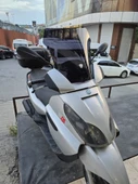 MOTOCAM Piaggio X7 Siperlik Ön Cam 2007-2012 Model 43cm Siyah Renkli 4mm - 2