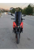 MOTOCAM Aprilia SR GT 200 Siperlik Ön Cam 2021-2025 Model 58cm Siyah Renkli 4mm - 1