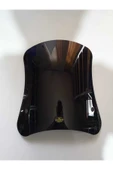 MOTOCAM Vespa Gtv 300 Siperlik Ön Cam 2014 2016 Model 55cm Siyah Renkli 4mm APARAT GÖNDERİLMEYECEK - 1