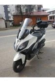 MOTOCAM Kymco Xciting 400 İ Siperlik Ön Cam 2015 Model 72cm Şeffaf Renkli 4mm UZUN CAM - 2
