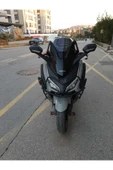 MOTOCAM Honda Forza 250 Siperlik Ön Cam 2021-2025 Model 47cm Şeffaf Renkli 4mm BOY - 1