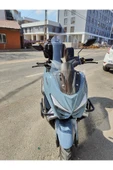 MOTOCAM Küba Chia 125 Siperlik Ön Cam 2023-2025 Model 55cm Şeffaf Renkli 4mm KISA SPOR CAM - 2