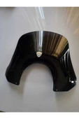 MOTOCAM Piaggio Beverly 500 Siperlik Ön Cam 2001-2007 Model 35cm Siyah Renkli 4mm - 3