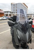 MOTOCAM Yamaha Xmax 250 Siperlik Ön Cam 2018 2022 Model 65cm Füme Renkli 4mm ORTA BOYLU CAM - 3