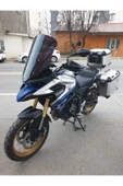 MOTOCAM Voge DSX 525 Siperlik Ön Cam 2023-2025 Model 65cm Siyah Renkli 4mm UZUN CAM - 2