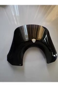 MOTOCAM Piaggio Beverly 500 Siperlik Ön Cam 2001-2007 Model 35cm Siyah Renkli 4mm - 2