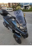 MOTOCAM Piaggio MP3 530 Siperlik Ön Cam 2023-2025 Model 60cm Füme Renkli 4mm ORTA BOYLU - 3