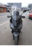 MOTOCAM RKS Freccia 150 Siperlik Ön Cam Alt Siyah 2022-2025 Model 75cm Şeffaf Renkli 4mm UZUN CAM - 1