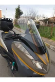 MOTOCAM Yamaha Majesty 400 Siperlik Ön Cam 2005 2006 Model 68cm Şeffaf Renkli 4mm - 3
