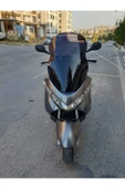 MOTOCAM Suzuki Burgman UH 200 Siperlik Ön Cam 2006 2013 Model 61cm Siyah Renkli 4mm - 1
