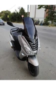 MOTOCAM Peugeot Citystar 200 Siperlik Ön Cam 2017 2018 Model 56cm Siyah Renkli 4mm UZUN CAM - 3