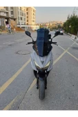 MOTOCAM Motolüx Mtx 125 Siperlik Ön Cam 2022-2025 Model 75cm Siyah Renkli 4mm UZUN CAM - 1
